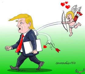 کاریکاتور: ولنتاین آقای ترامپ!